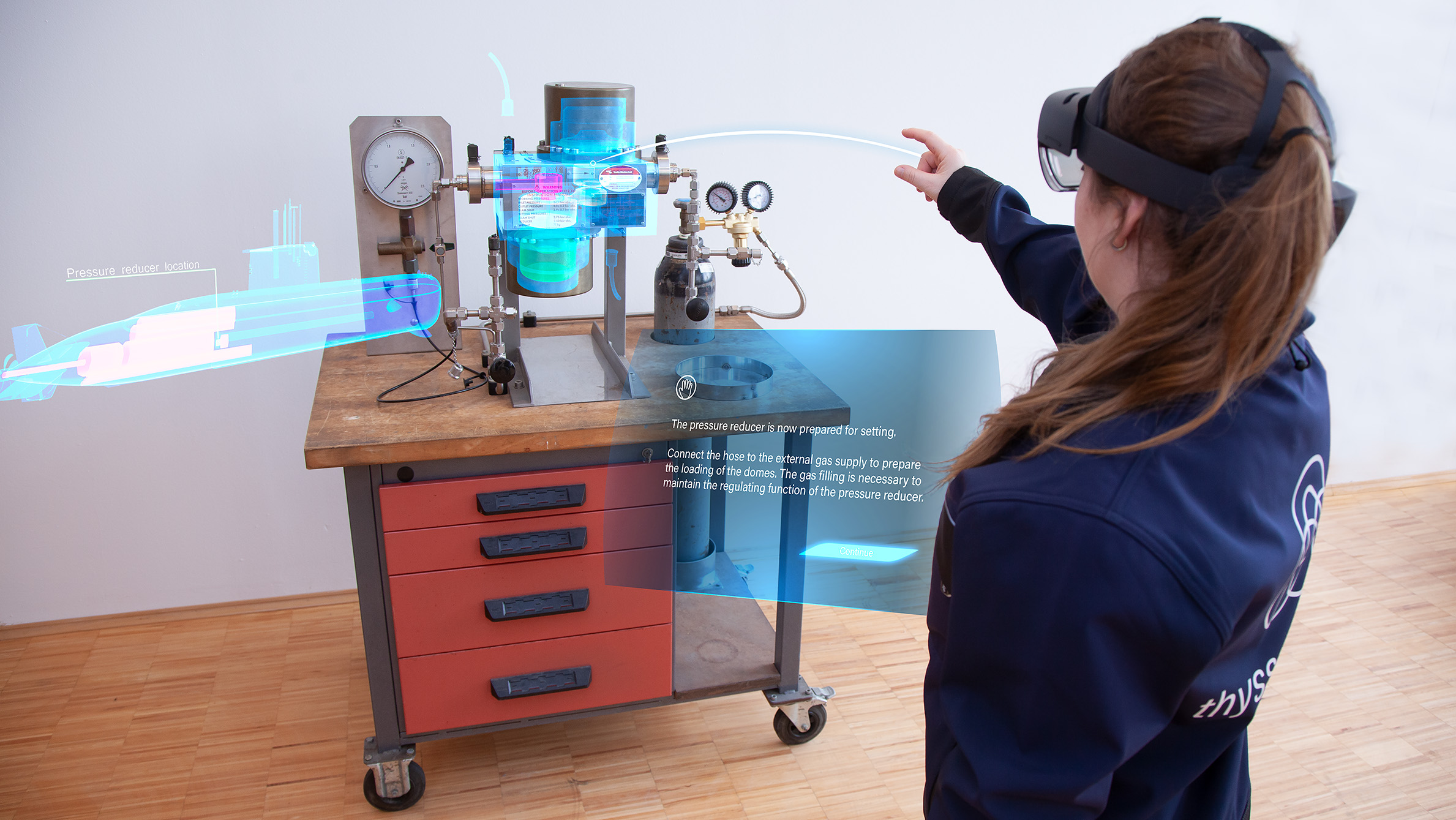Augmented Reality Training Program example